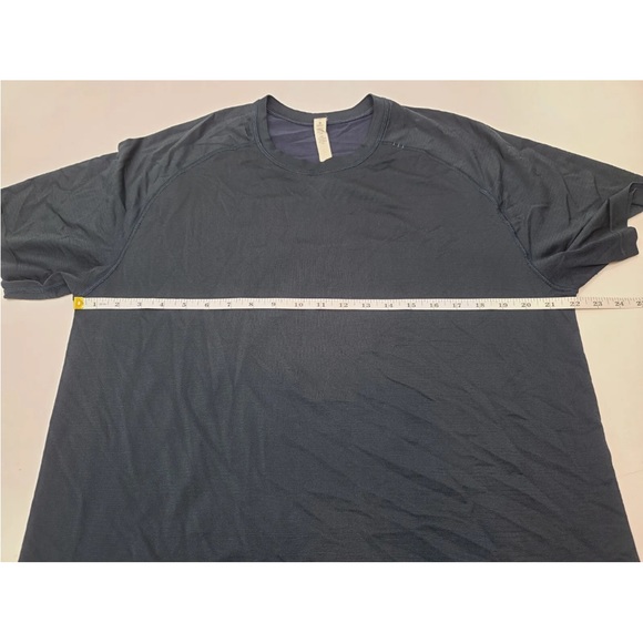 Lululemon Metal Vent Tech Short Sleeve Shirt Blue Size XL Mens - Picture 6 of 7